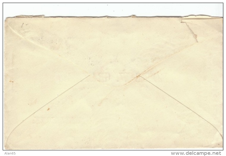 Sc #U84(?) 3-cent Postal Stationery Envelope 1870-71 Issue Used - ...-1900