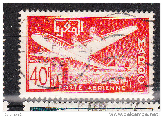 MAROC PA YT 86 Obliréré - Aéreo