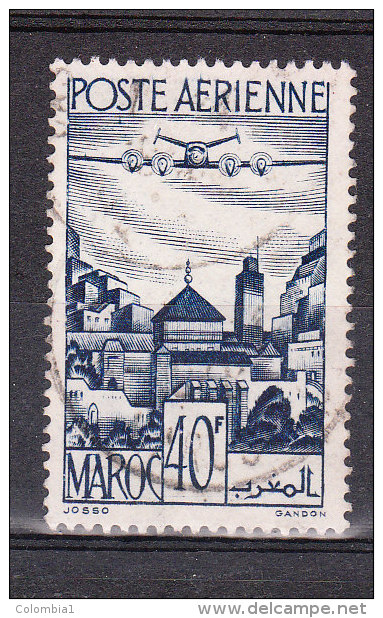 MAROC  YT PA 61 Obliréré - Aéreo