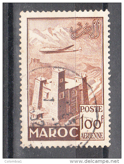 MAROC  YT PA 87 Obliréré - Aéreo