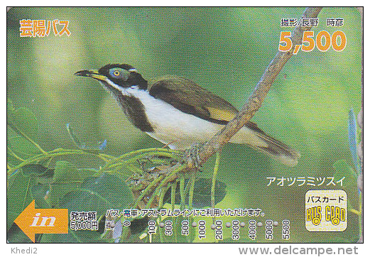 Carte Prépayée Japon - OISEAU Passereau Exotique - Exotic BIRD Japan Prepaid Card / V4 - Vogel Karte - Hiro 3949 - Pájaros Cantores (Passeri)