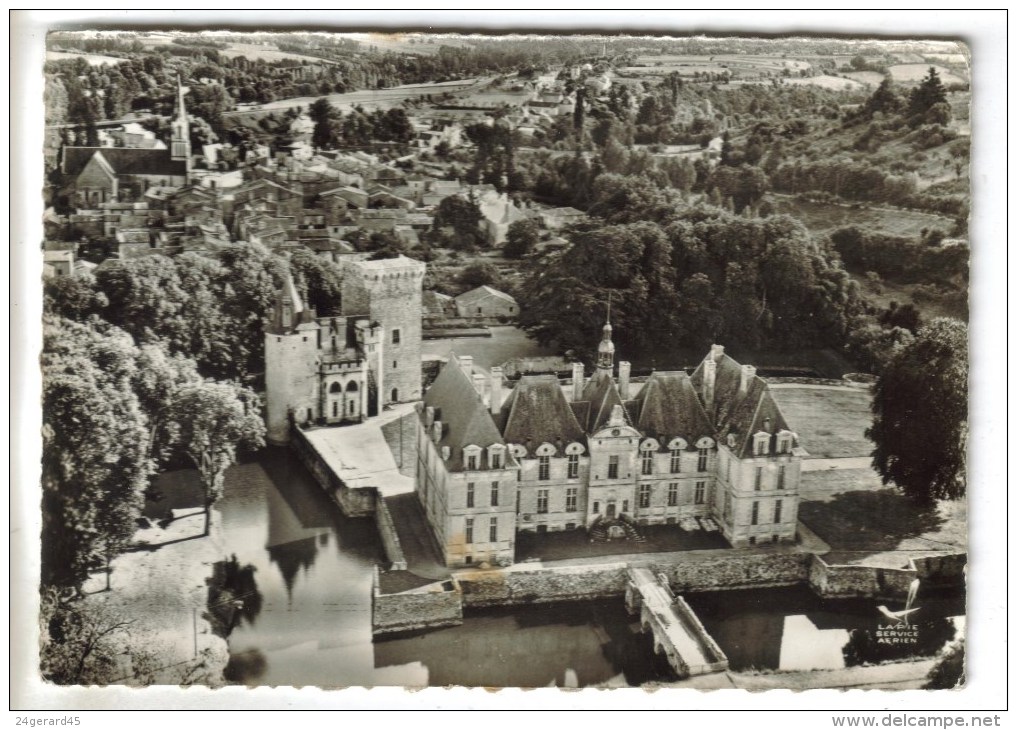 CPSM SAINT LOUP LAMAIRE (Deux Sèvres) - En Avion Au-dessus De......le Chateau Du Marquis De Monsabré - Saint Loup Lamaire