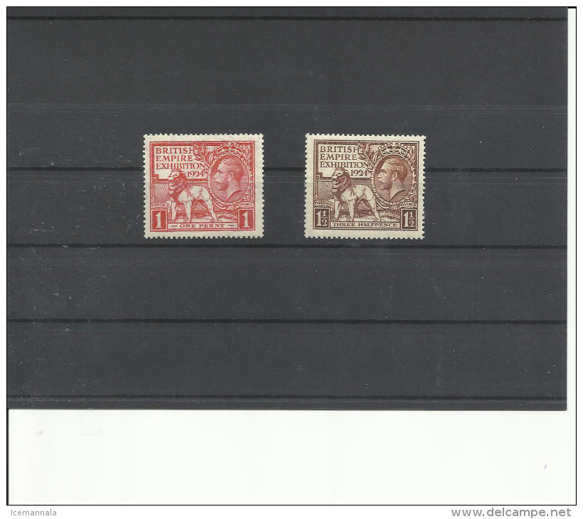 GRAN BRETAÑA YVERT 171/72    MNH  ** - Unused Stamps