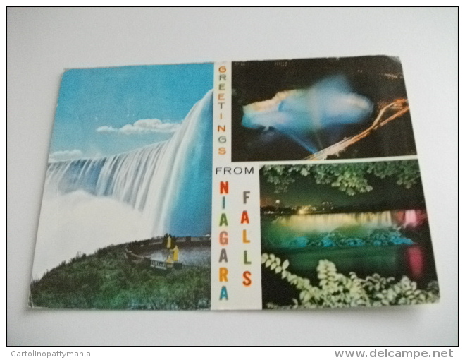 STORIA POSTALE FRANCOBOLLO CANADA CASCATE DEL NIAGARA VEDUTINE - Unclassified