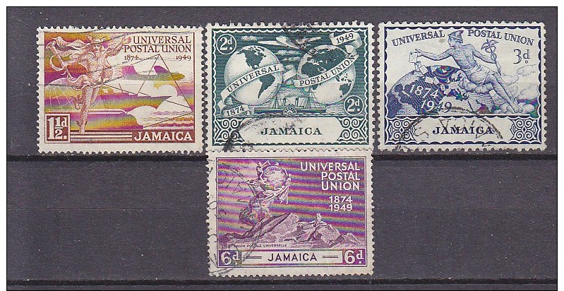 JAMAIQUE - N°Y&T - Série  149/52 - Les 4 Valeurs - 75 Eme Anniversaire UPU - Tous Oblitérés - Jamaique (1962-...)