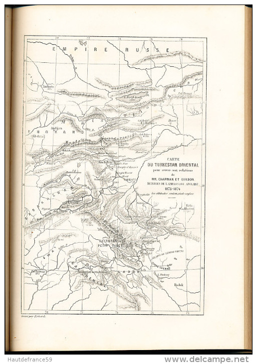 libro 413 pages  1878 LE TOUR DU MONDE GRECE RUSSIE PEROU BOLIVIE ZANGUEBAR CACHEMIRE  CANADA  ANNAM COCHINCHINE KACHGAR