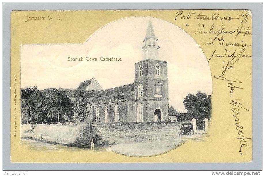 Karibik Jamaica 1904-08-23 Foto Span.Cathedrale - Jamaïque