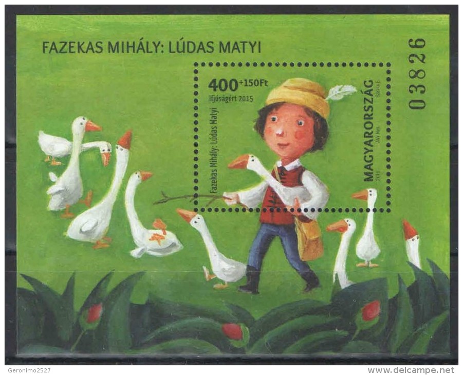 HUNGARY 2015 CULTURE Fable FOLK TALES - Fine S/S MNH - Unused Stamps