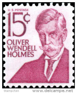 1968 USA Oliver Wendell Holmes Stamp Sc#1288 Famous Doctor Writer Poet - Other & Unclassified