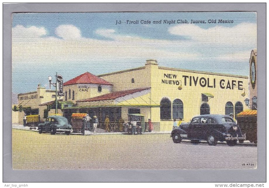 MEXICO JUAREZ "TIVOLI Café" 1961-09-29 Foto - Mexique