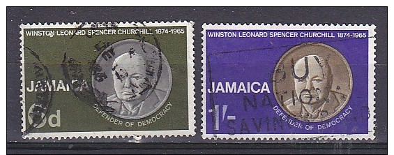 JAMAIQUE - N°Y&T - Série 259/60 - Les 2 Valeurs - Churchill - Tous Oblitérés - Jamaique (1962-...)