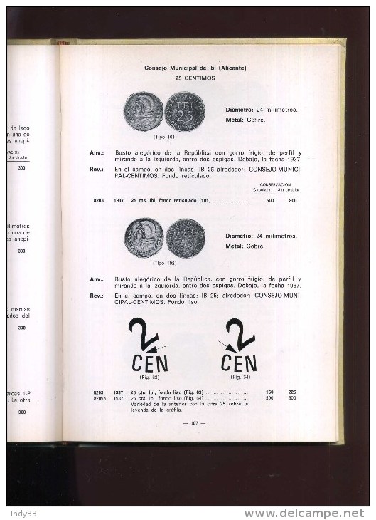 - LA PESETA . UNIDAD MONETARIA NACIONAL  1868/1973 . J. A. VICENTI . MADRID 1973 . - Boeken & Software