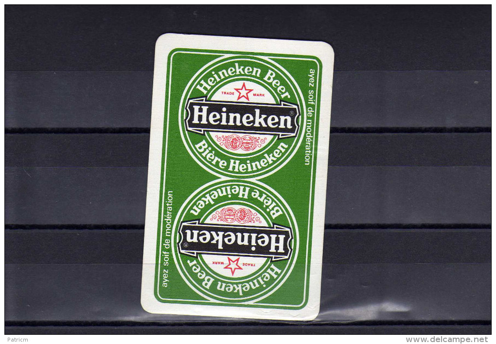 Dos D´une Carte à Jouer De La Brasserie Heineken - Autres & Non Classés