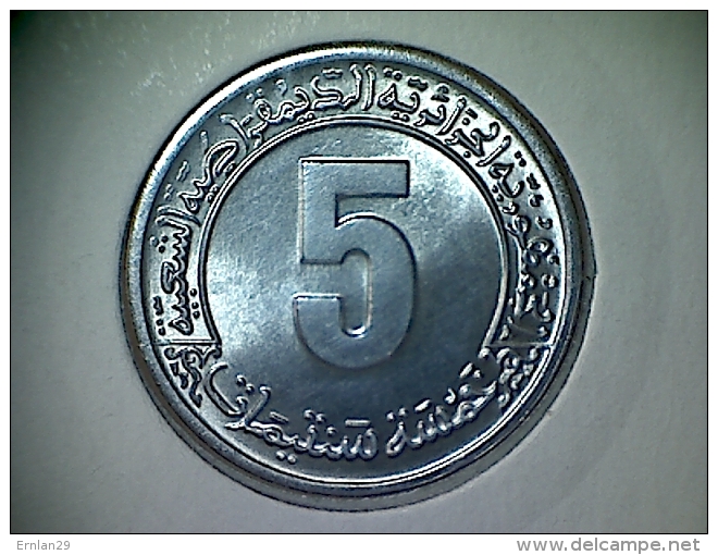 Algérie 5 Centimes  1974 - Argelia