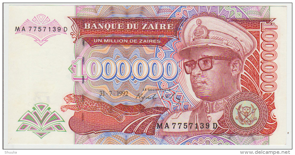 Zaire 500000 Zaires 1992 Pick 43 UNC - Zaïre