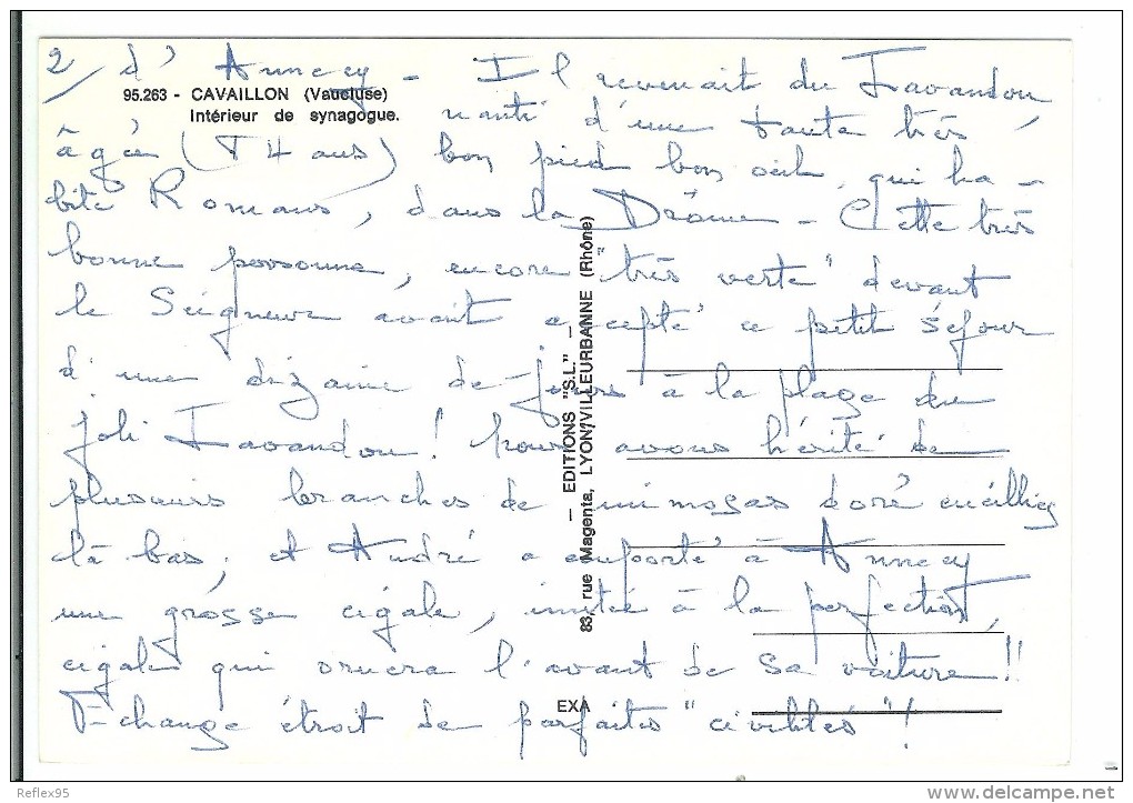 CAVAILLON - Intérieur De Synagogue - Cavaillon