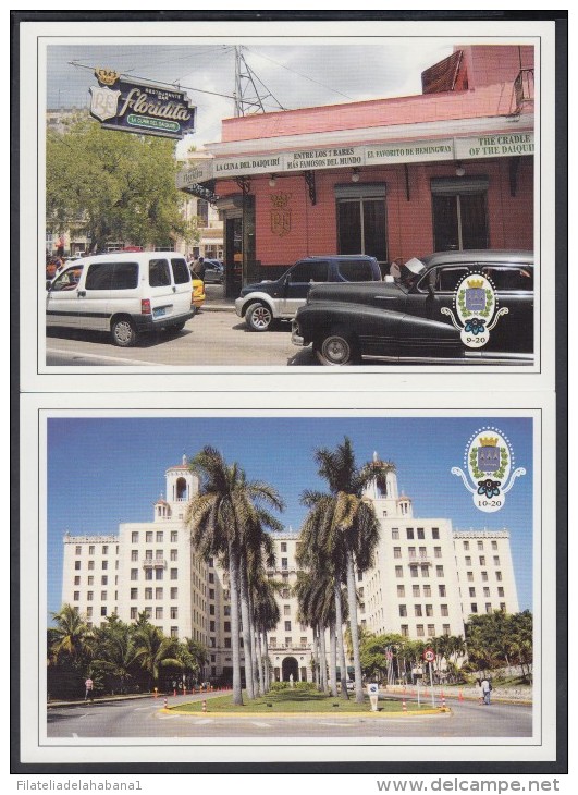 2014-EP-1. CUBA 2014. ENTERO POSTAL. POSTAL STATIONERY. VISTAS DE LA HABANA. TURISMO. TOURIST VIEWS OF HAVANA. TOURISM. - Cartes-maximum