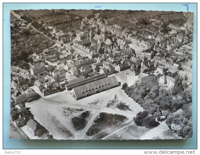 V08-14-calvados--saint Pierre Sur Dives-la Halle Aux Crains-vue Aerienne--carte Photo- - Dives