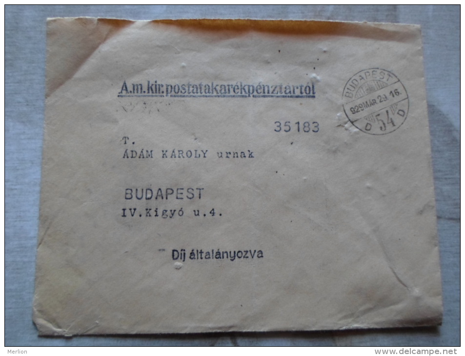 Hungary - 1934 -Cover   D129866 - Storia Postale