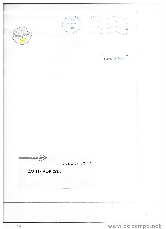 Lot De 10 Enveloppes Exclusidement Réservé Au Service De Réexpédition Par La Poste  - Affranchie (GF 26 Cm X 32.5 Cm) - Sonstige & Ohne Zuordnung