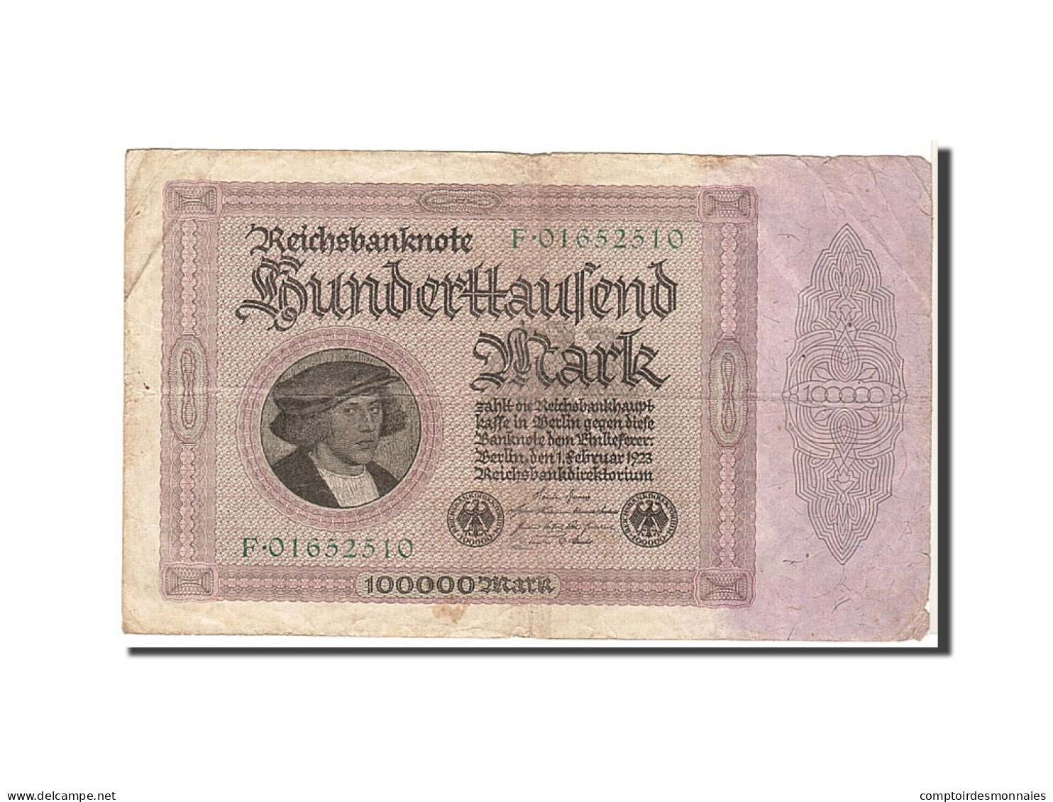 Billet, Allemagne, 100,000 Mark, 1923, KM:83a, SPL - 100000 Mark