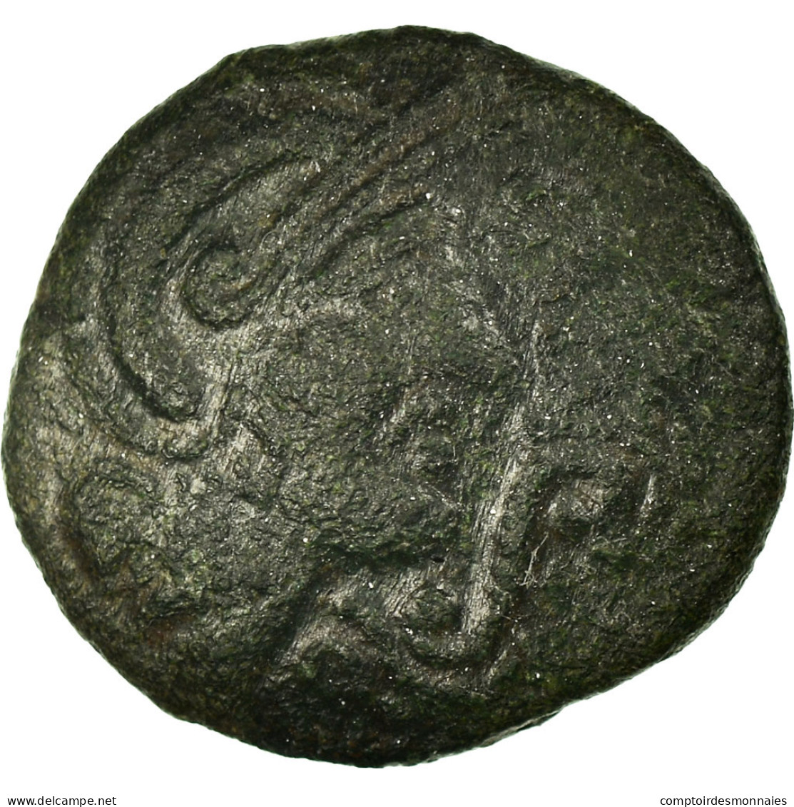 Monnaie, Bellovaques, Bronze, TB+, Bronze, Delestrée:518 - Celtic