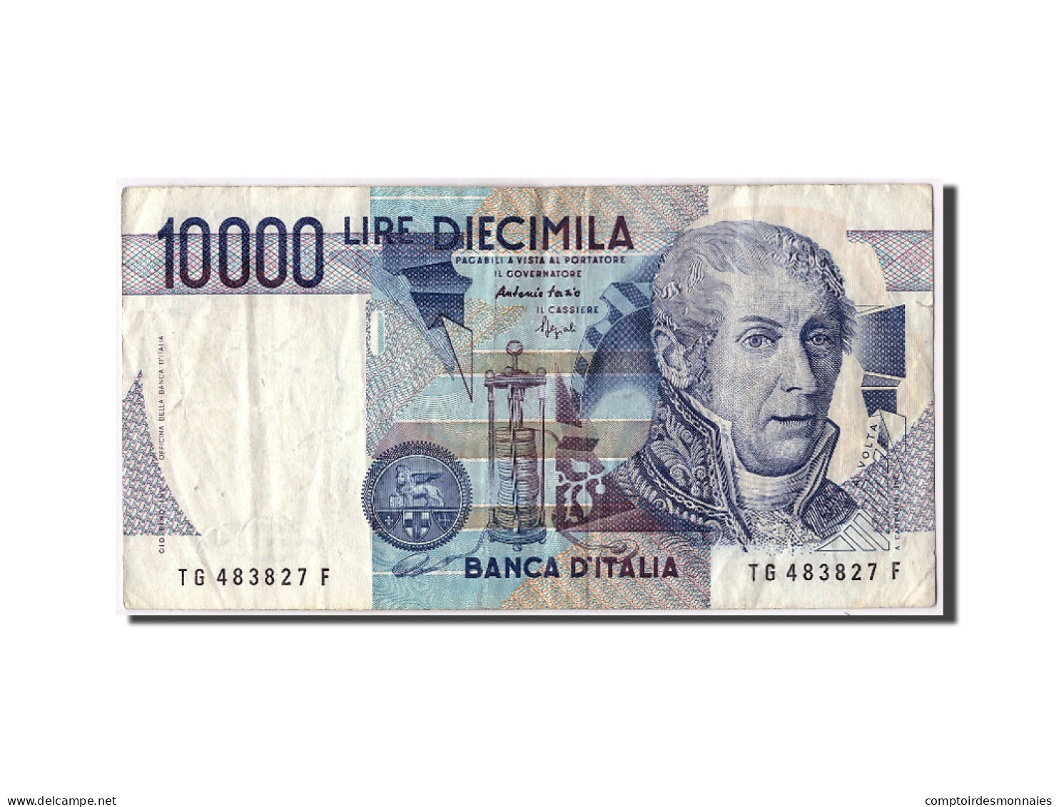 [#306031] Italie, 10 000 Lire Type Volta - 10000 Lire