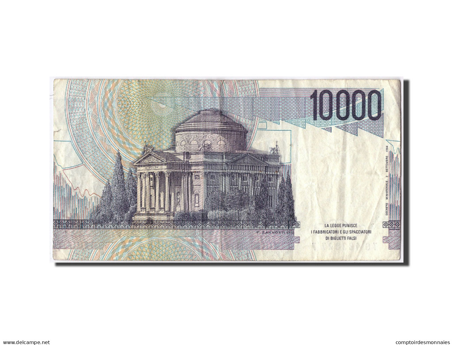[#306031] Italie, 10 000 Lire Type Volta - 10000 Liras