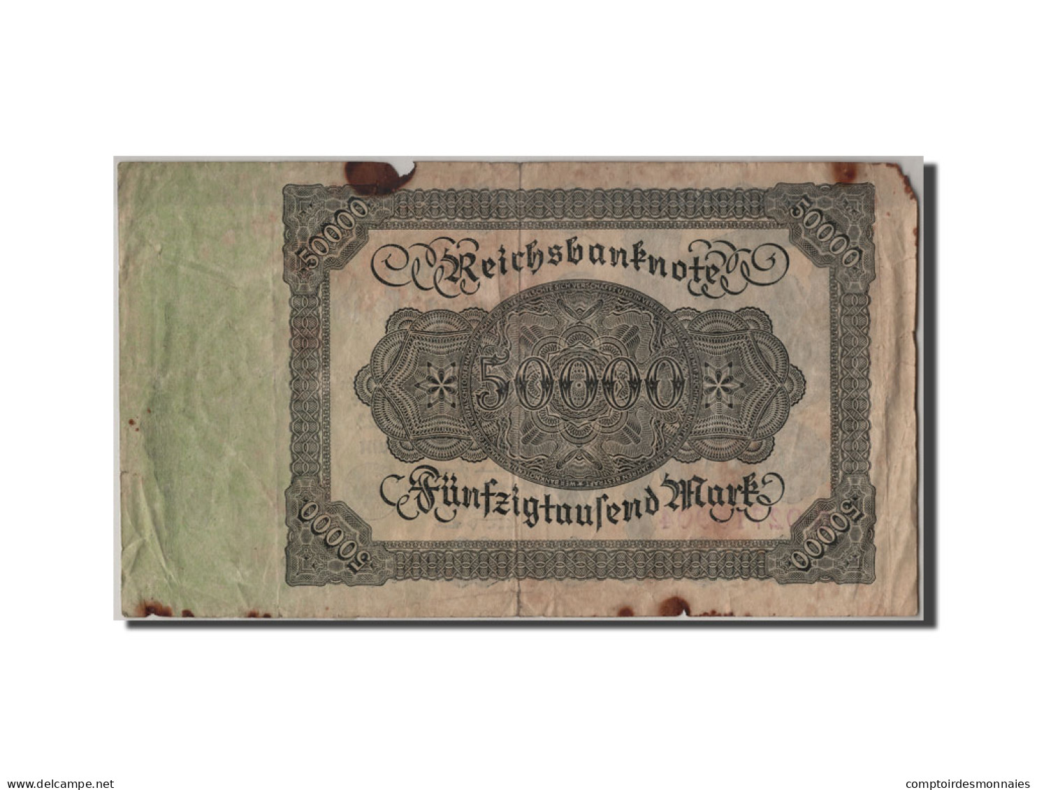 Billet, Allemagne, 50,000 Mark, 1922, 1922-11-19, B+ - 50000 Mark