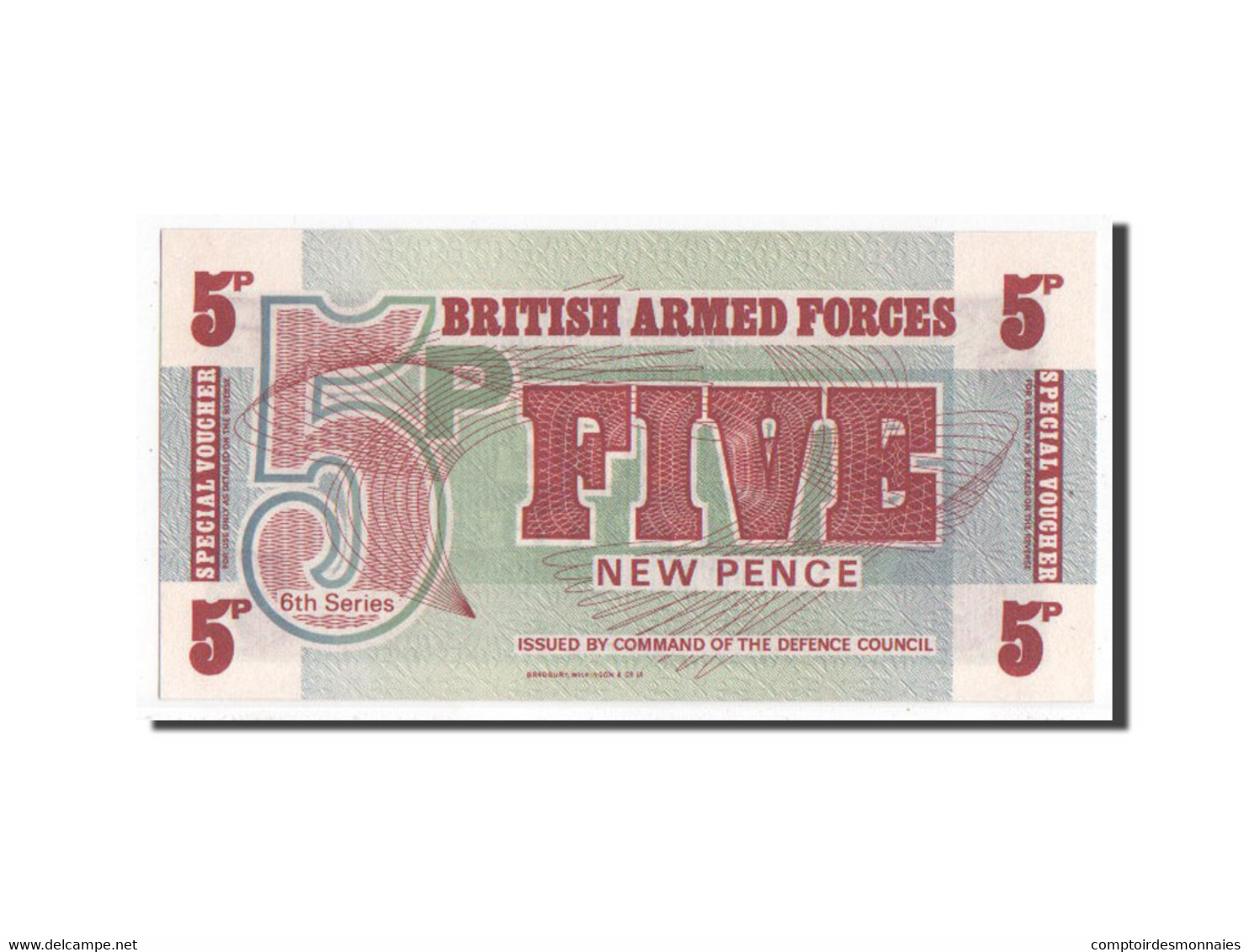 Billet, Grande-Bretagne, 5 New Pence, SPL+ - Forze Armate Britanniche & Docuementi Speciali