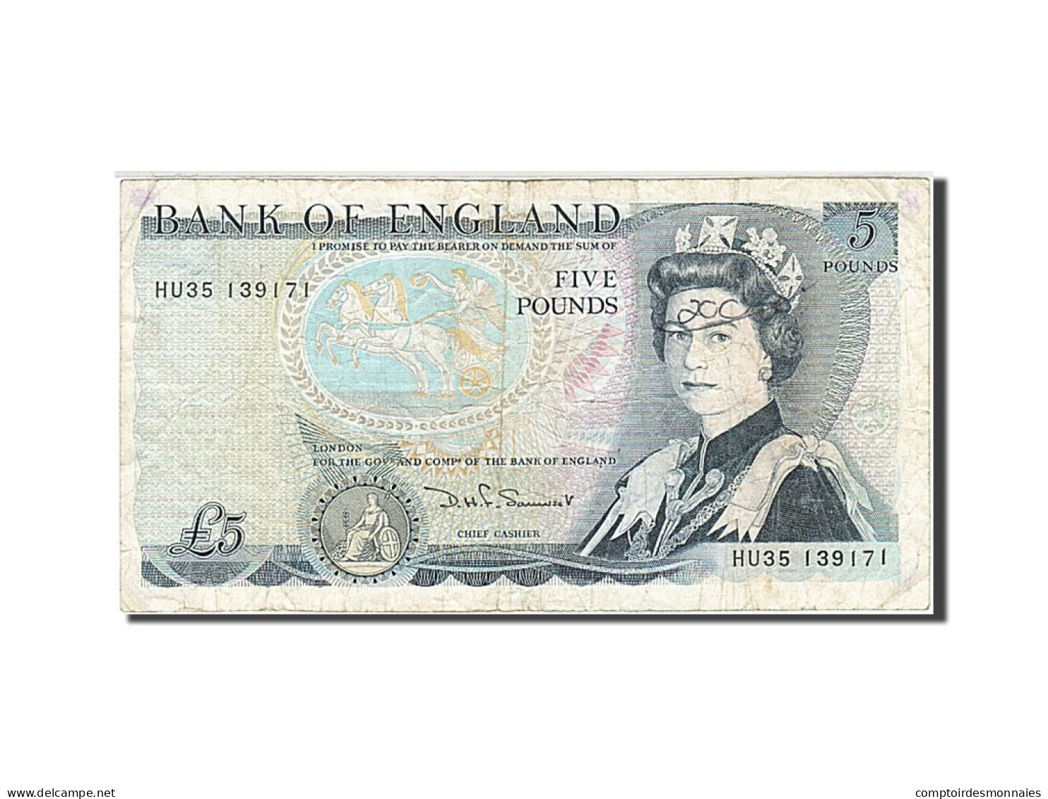 Billet, Grande-Bretagne, 5 Pounds, 1987, B+ - 5 Pounds