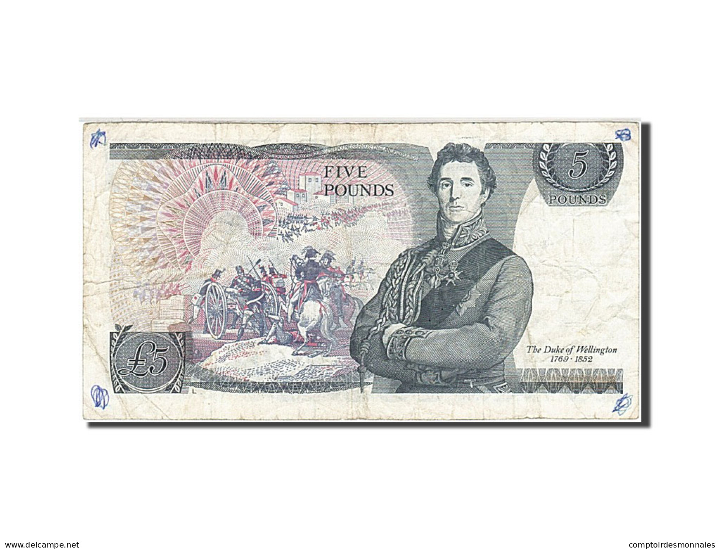 Billet, Grande-Bretagne, 5 Pounds, 1987, B+ - 5 Pounds
