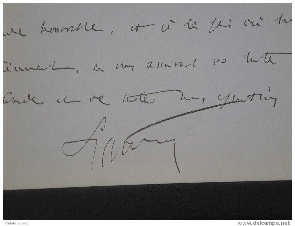 LETTRE DU MARECHAL LYAUTEY A UN ECRIVAIN PREPARANT UNE BIBLIOGRAPHIE DE PARIS 29 JUIN 1928  A ETUDIER   A VOIR LOT P3508 - Other & Unclassified