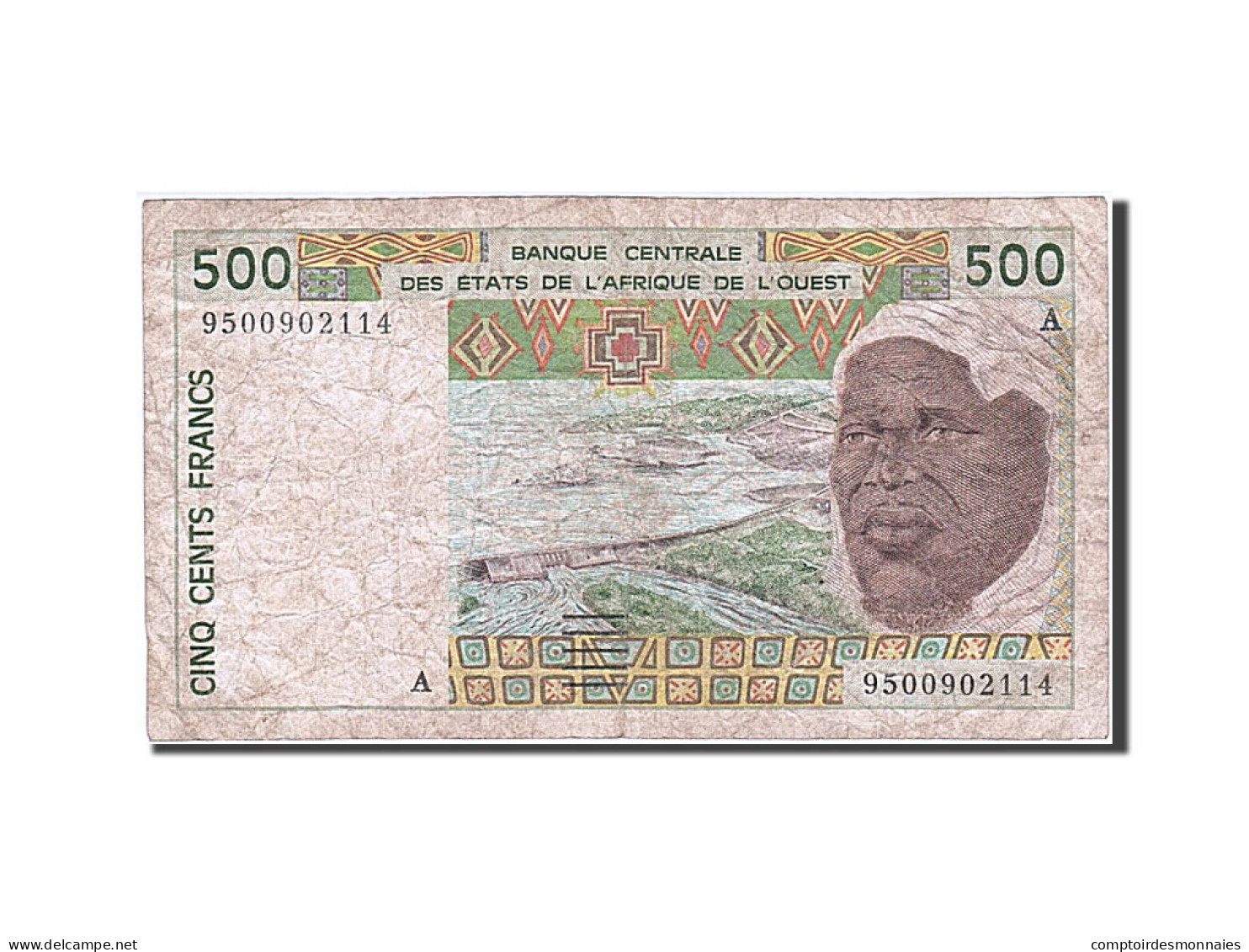 Billet, West African States, 500 Francs, 1995, TB - Sonstige – Afrika