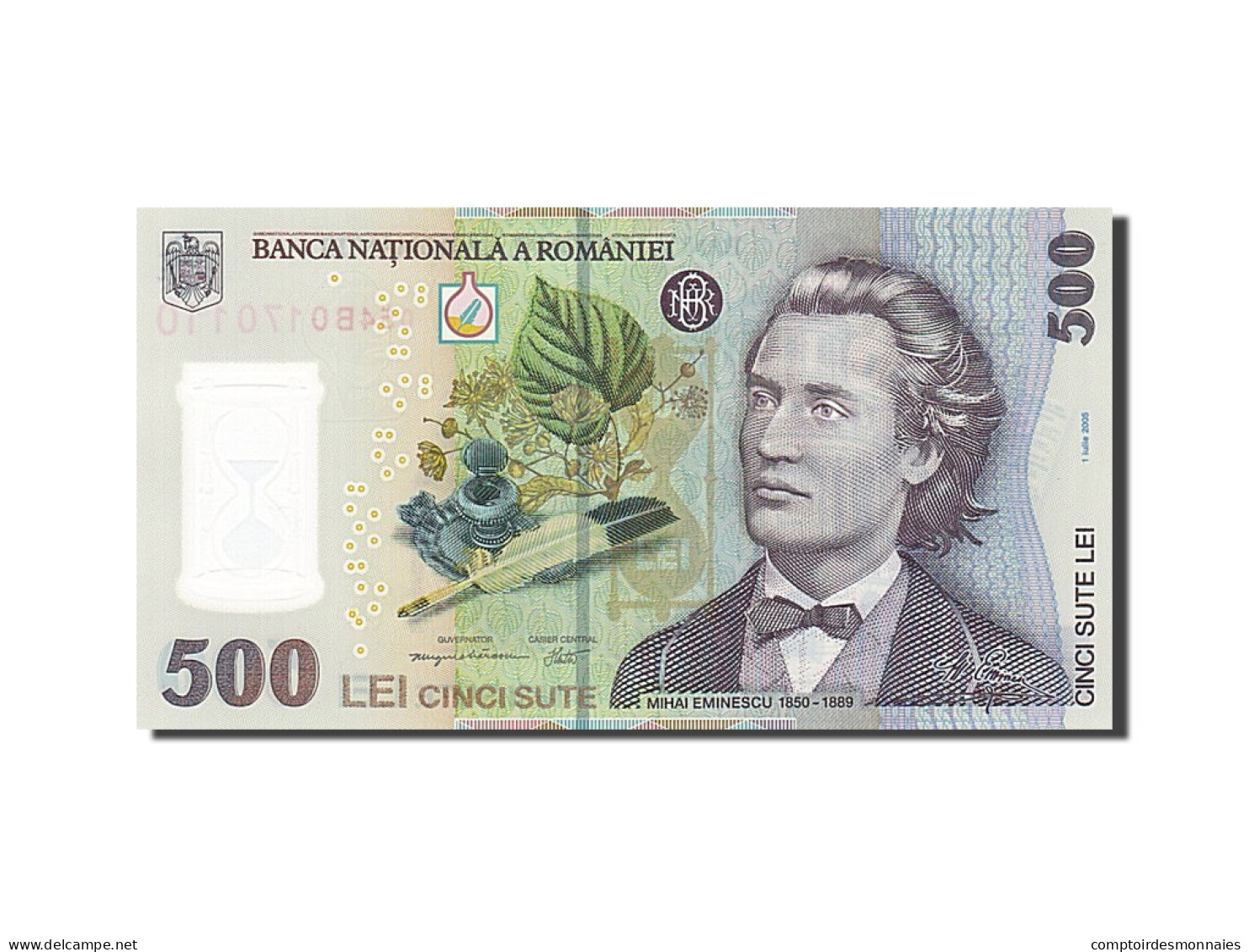 Billet, Roumanie, 500 Lei, 2005, 2005-07-01, NEUF - Rumania