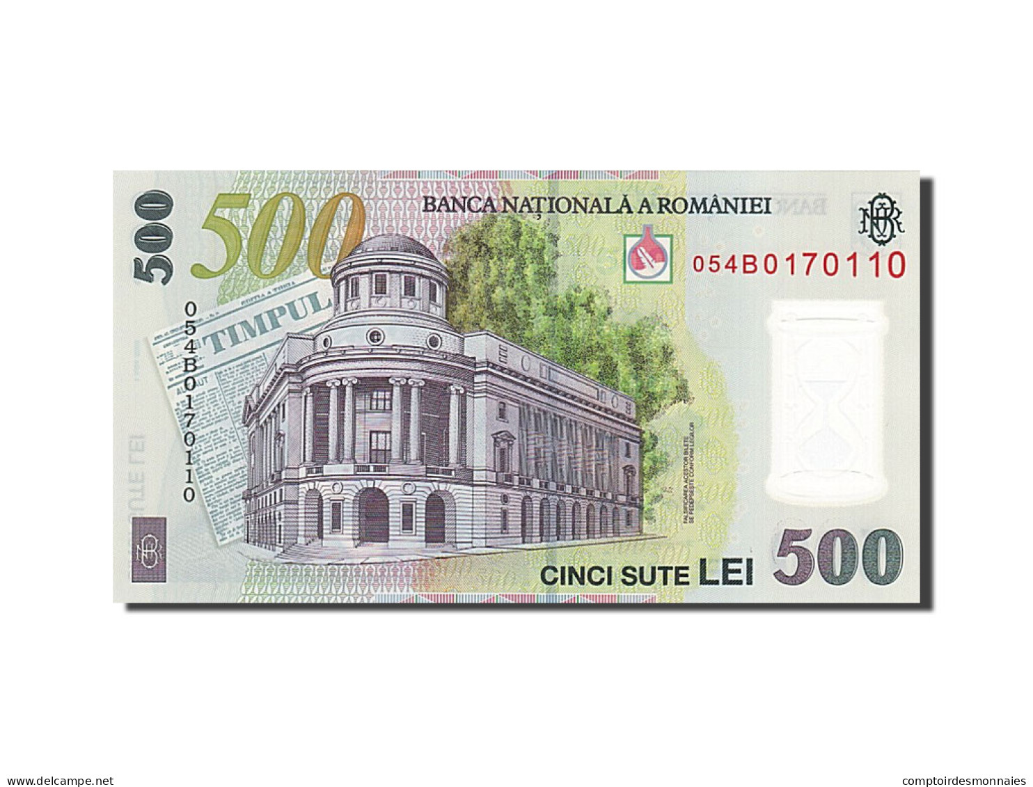 Billet, Roumanie, 500 Lei, 2005, 2005-07-01, NEUF - Rumänien