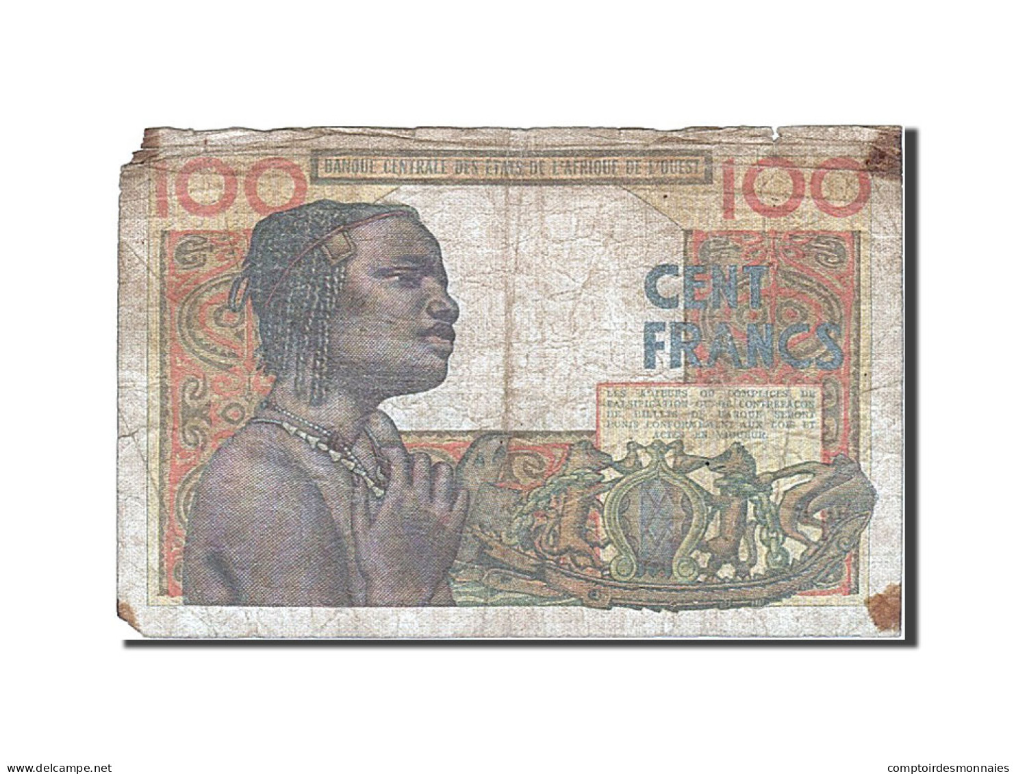 Billet, West African States, 100 Francs, 1961, 1961-03-20, B - Altri – Africa