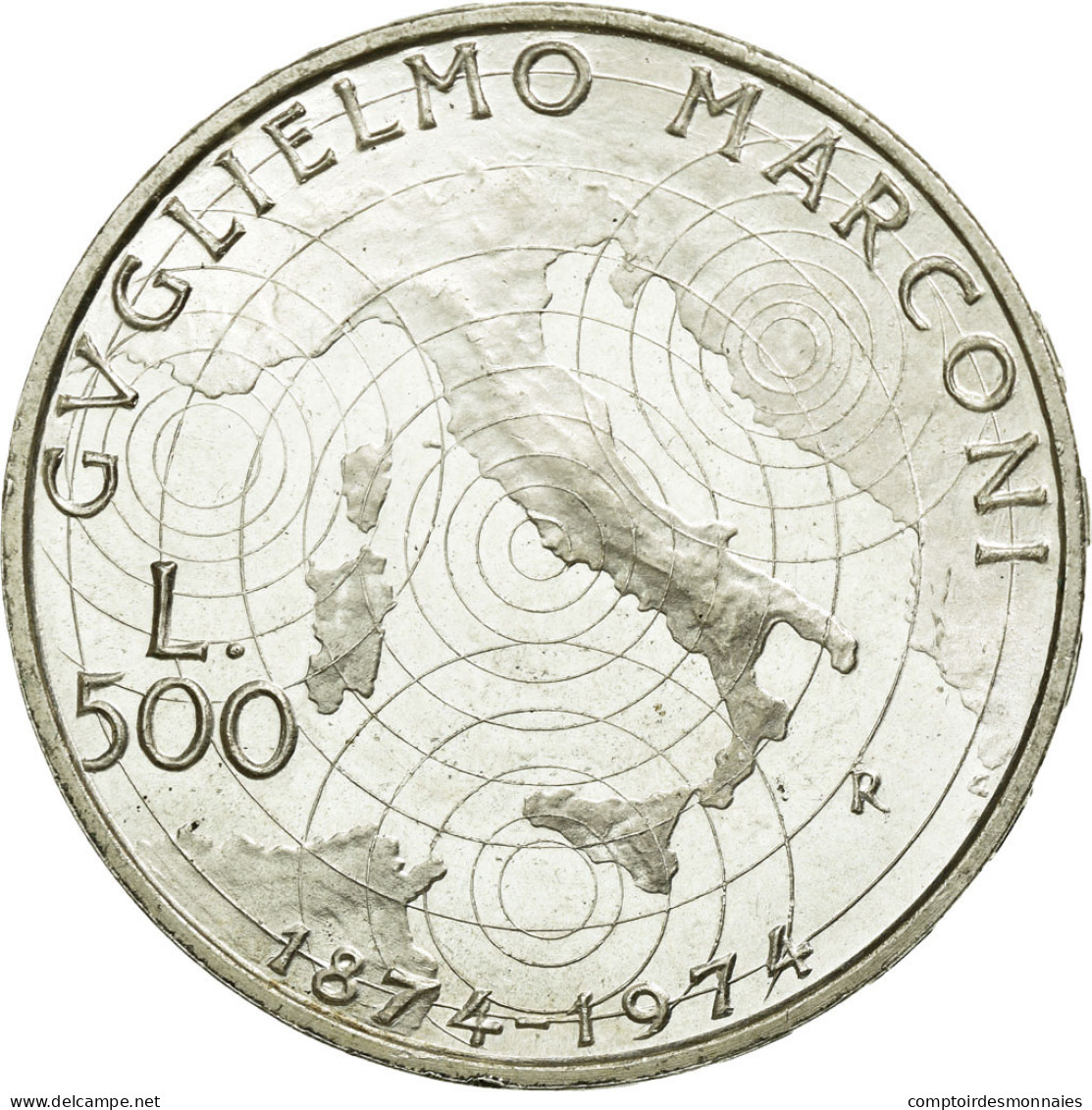 Monnaie, Italie, 500 Lire, 1974, Rome, SUP+, Argent, KM:103 - 500 Liras