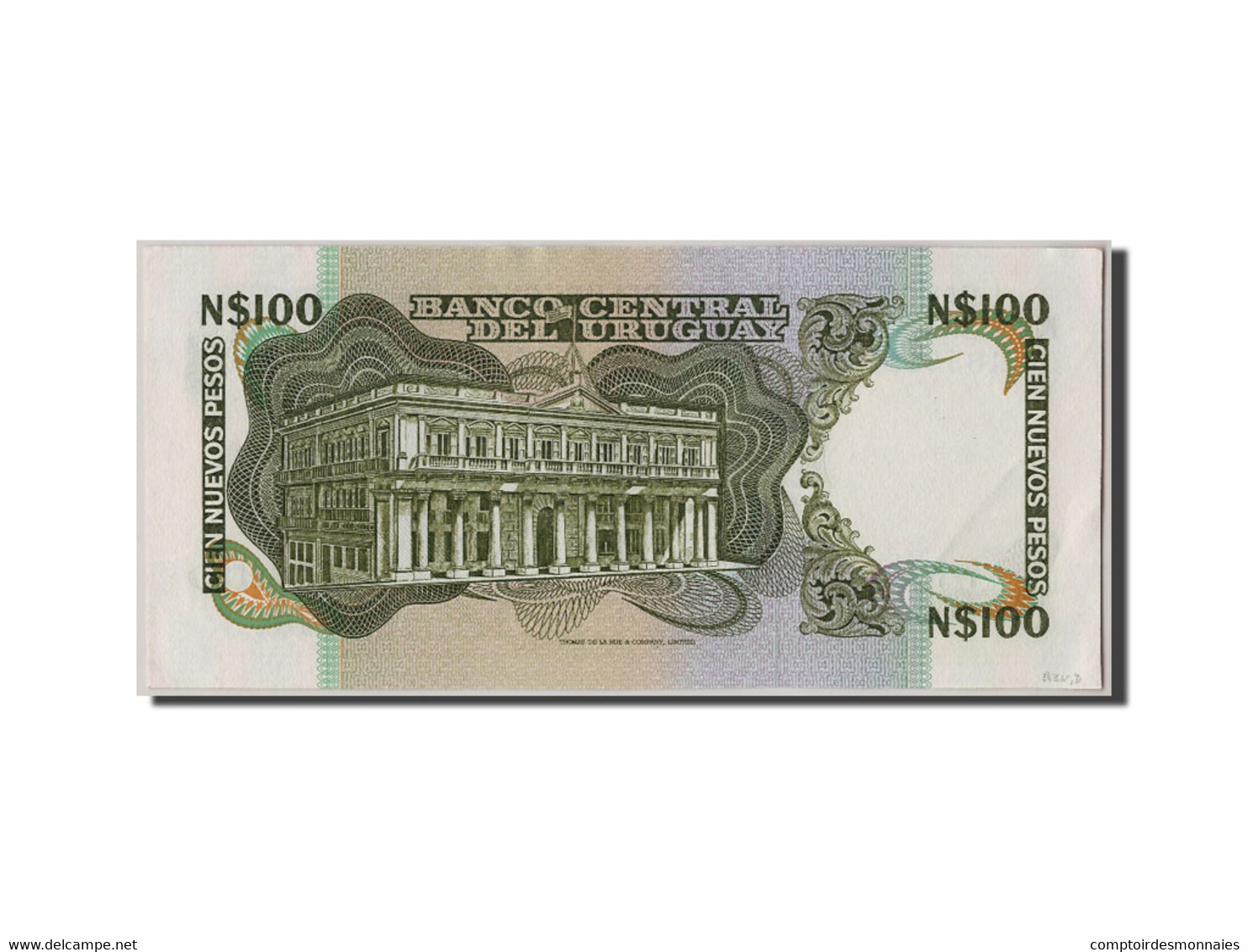 Billet, Uruguay, 100 Nuevos Pesos, SPL - Uruguay