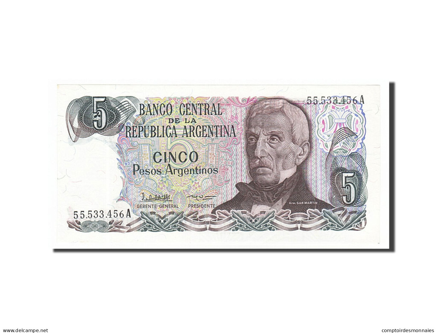 Billet, Argentine, 5 Pesos Argentinos, 1983, SPL - Argentine