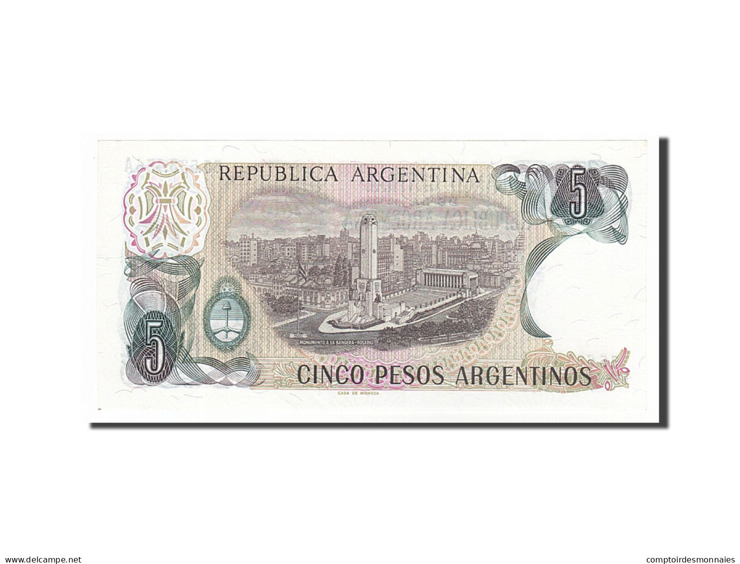 Billet, Argentine, 5 Pesos Argentinos, 1983, SPL - Argentine