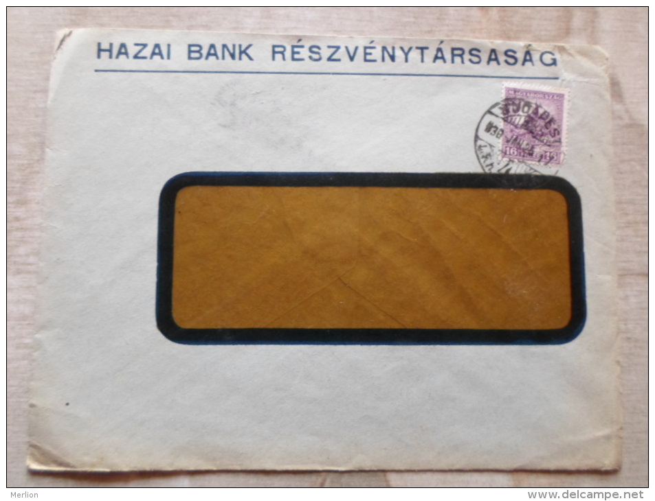 Hungary  Cover - HAZAI BANK  RT   - 1930  D129899 - Covers & Documents