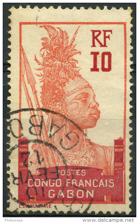 Gabon (1910) N 37 (o) - Otros & Sin Clasificación