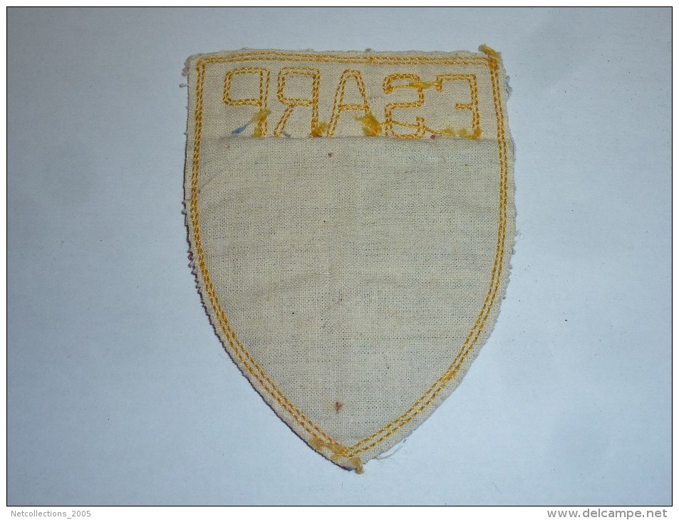 AVIRON BLASON FAIT MAIN - FSARP Fait Main Ancien 01- RARE - COQ FRANCE ECUSSON TISSU SPORT BATEAU - Rowing