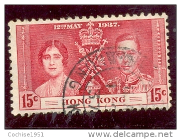 1937 HONG KONG Y &amp; T N°  138  ( O ) Cote 4.00 - Usados