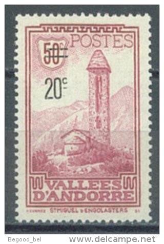 ANDORRE  - MVLH/* - 1935   - Yv 46 -  Lot 11735 - Nuevos