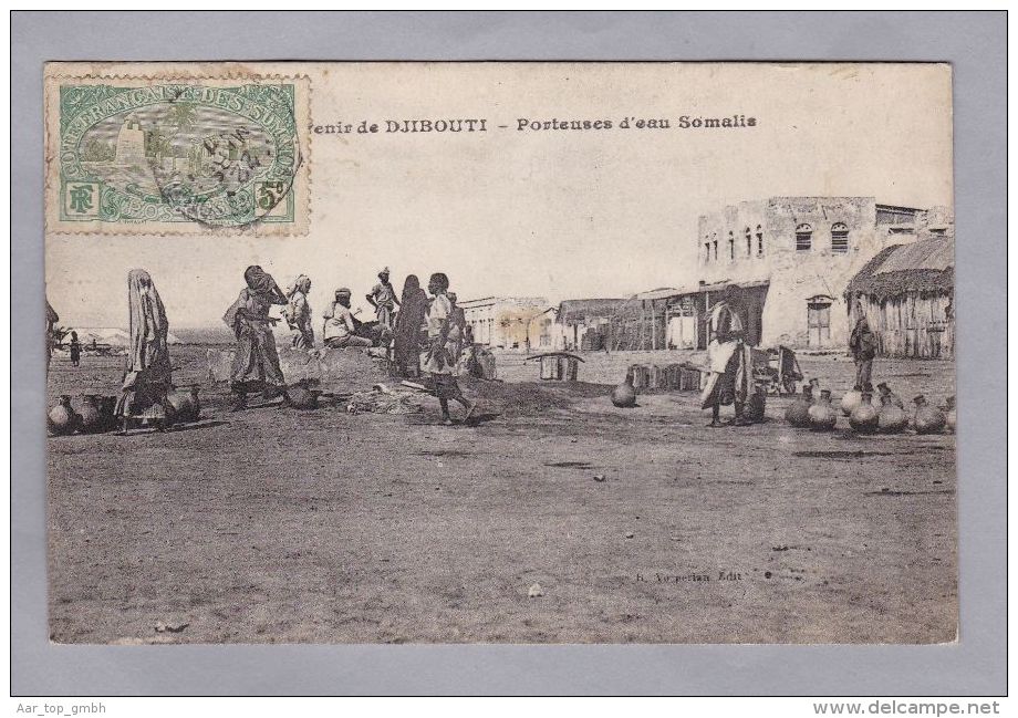 AK DJIBOUTI Porteuses D'eau Somalis Foto - Gibuti