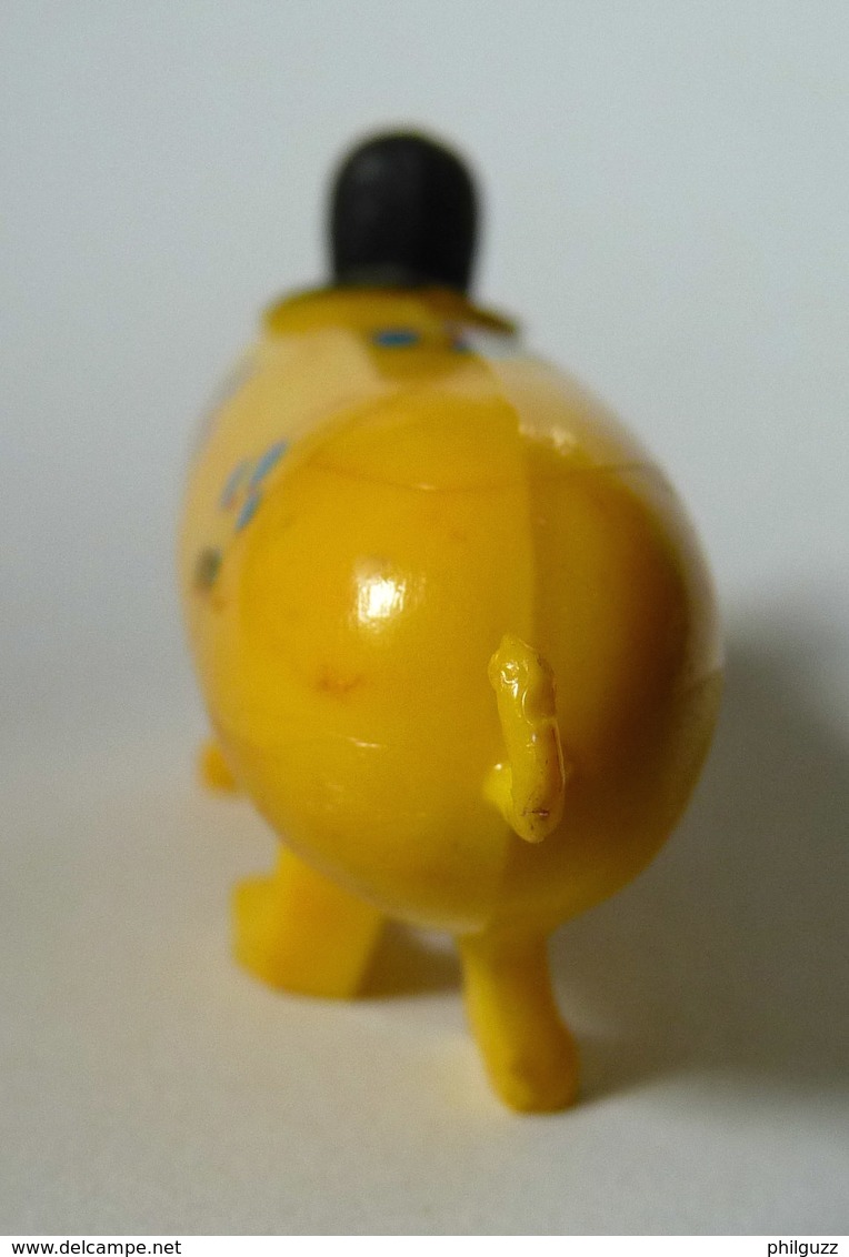 RARE FIGURINE ORTF JIM SHADOK GIBI ORANGE JAUNE AVEC SA QUEUE - SHADOKS 1969