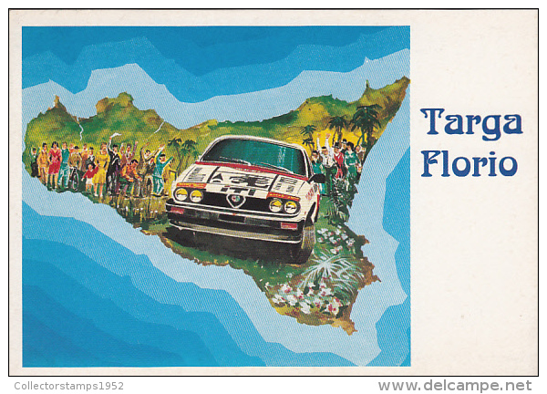 16974- CARS, RALLY RACING, TARGA FLORIO - Rally Racing