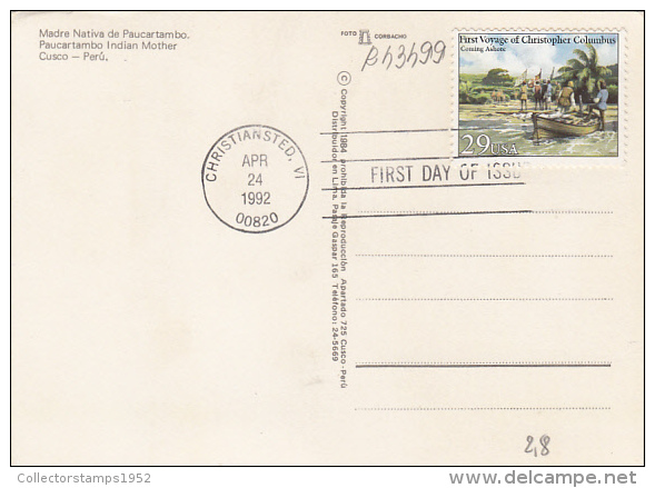 17012-  CUSCO, INDIAN MOTHER - Peru